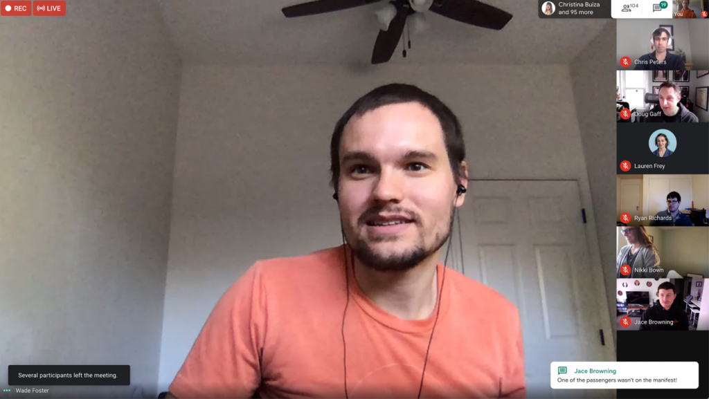 Google Meet Görüşmesi