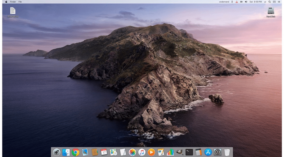 iRaspbian ana ekran görüntüsü