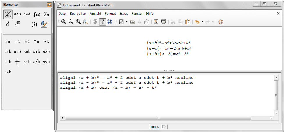 LibreOffice Math