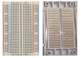 breadboard'un iç ve dış yapısı