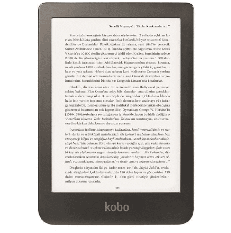 kobo e kitap okuyucu