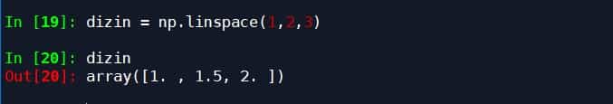 numpy-linspace