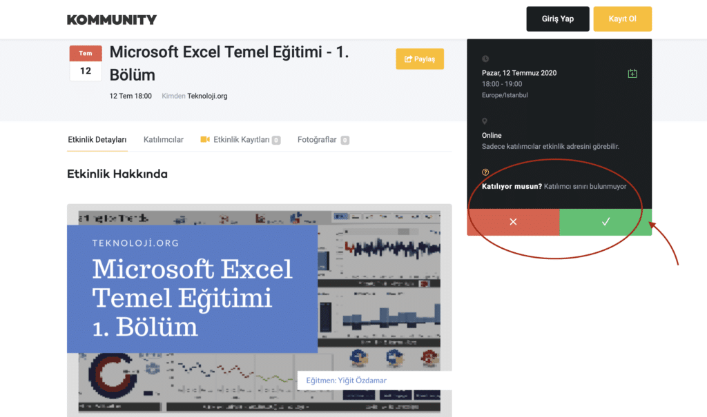 Teknoloji.org'un temel excel eğitim sayfası