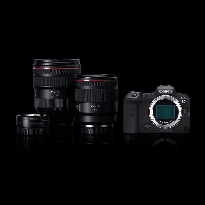 Canon EOS r5 ve lensleri