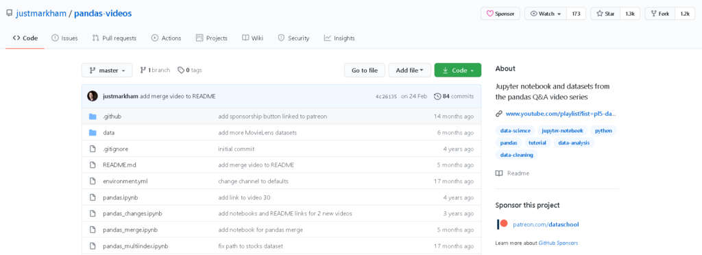 pandas-öğrenmek-için-4-github-reposu-pandas-videos
