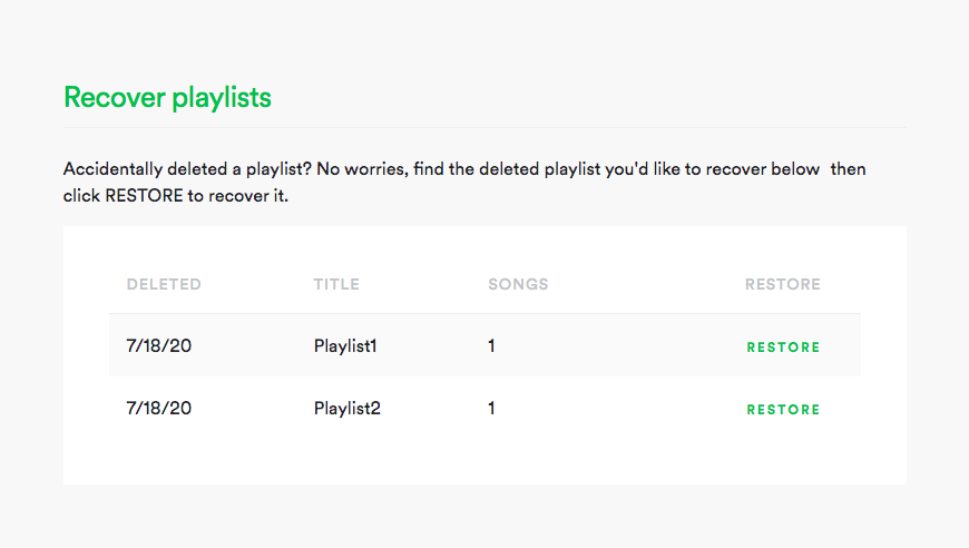playlist kurtarma yolu