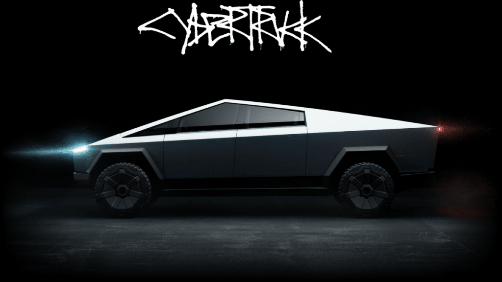 tesla cybertruck arabası