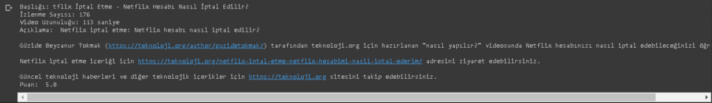python-kütüphanesi-pytube-çıktı