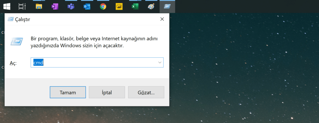 Çalıştır kutusu
