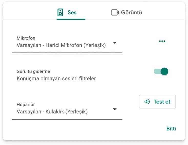 google-meet-gurultu-filtreleme