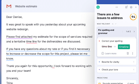 Grammarly for Chrome - Google Chrome Eklentileri