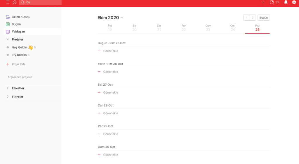 todoist-not-alma-uygulaması