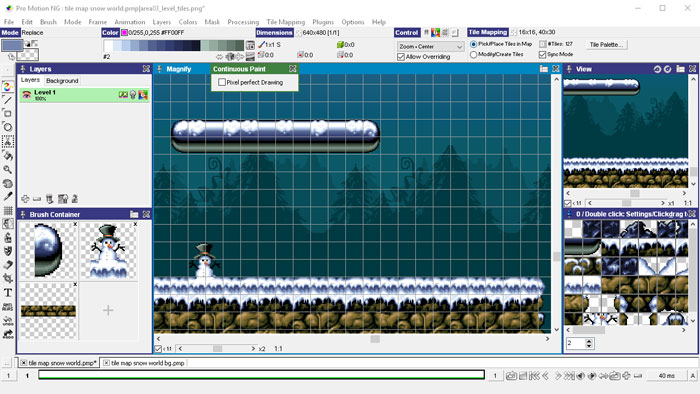 Pixel çizim programaları: Cosmigo Pro Motion