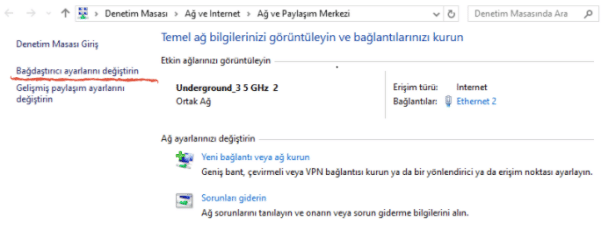 Bilgisayarınızın IP Adresi Nasıl Değiştirilir