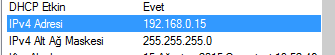 Bilgisayarınızın IP Adresi 