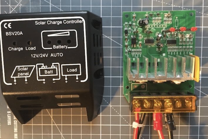 Şarj kontrolörü iç yapısı