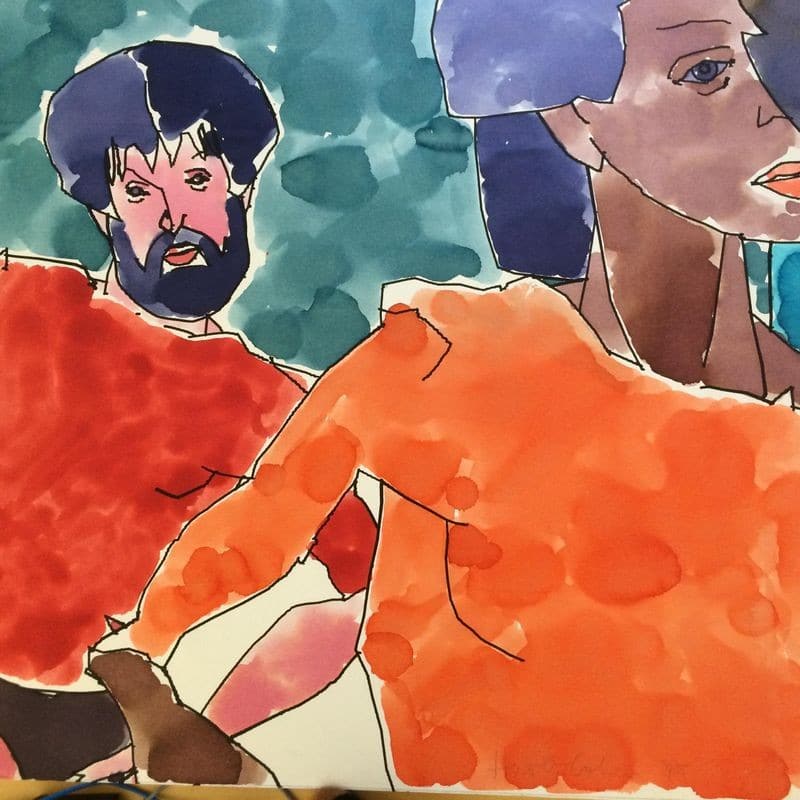 AARON Tarafından Oluşturulan İlk Renkli Görüntü