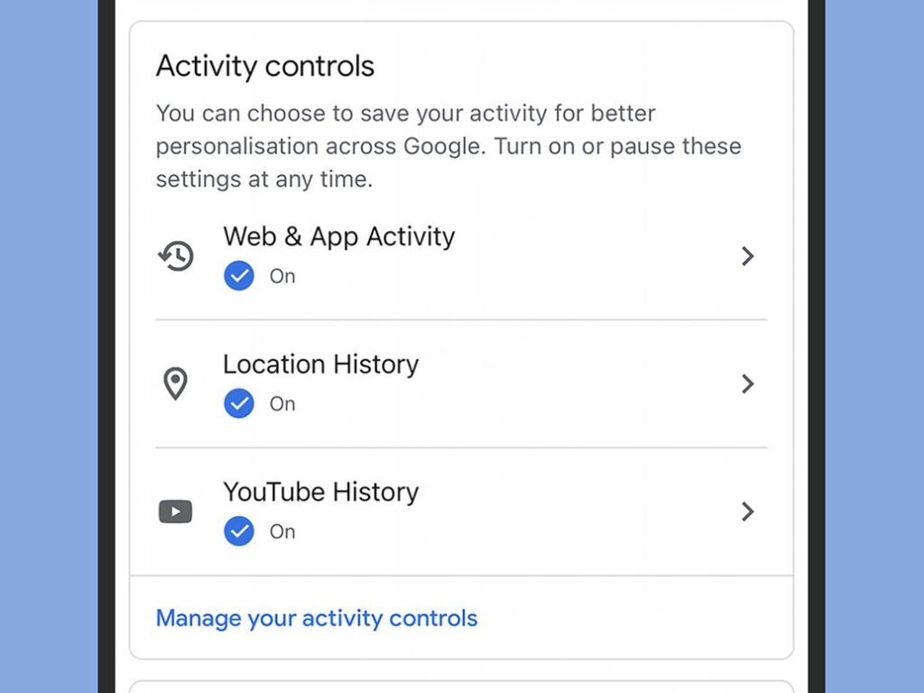 Web Gizlilik Ayarları