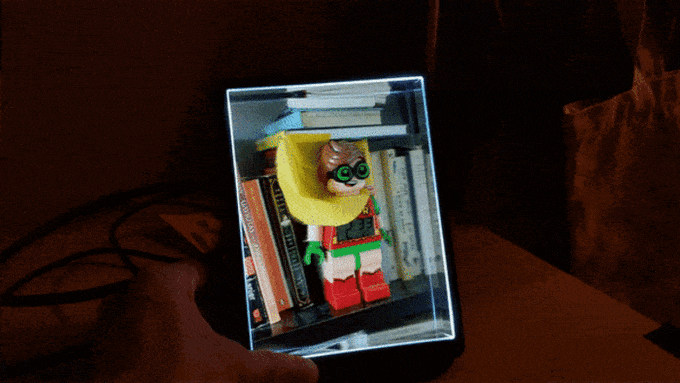 looking glass portrait