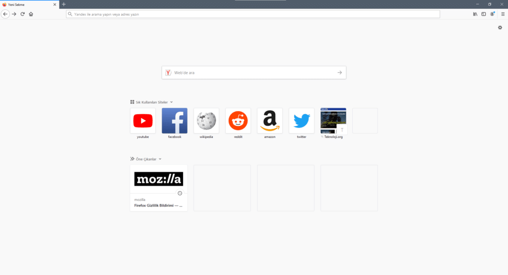 Firefox web tarayıcı