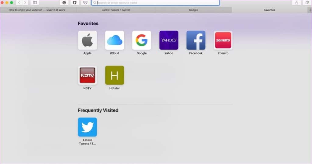 Safari web tarayıcı