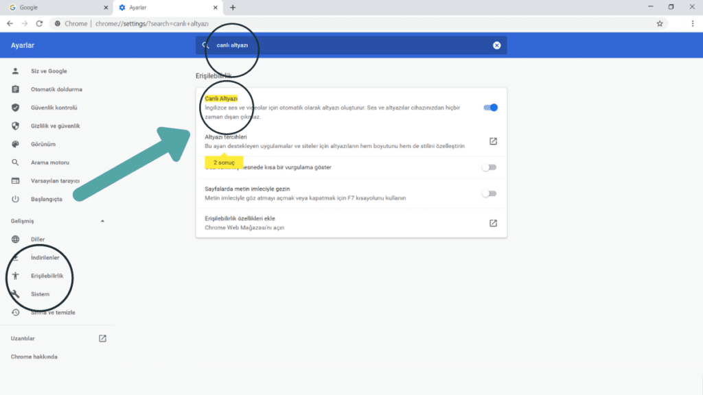 Chrome-Canli-altyazi-nasil-acilir-3