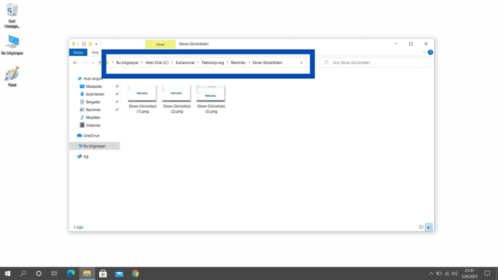 Windows-10-Ekran-Goruntusu-Alma-Dosya-Dizini