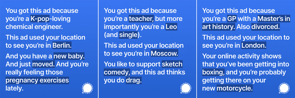 Signal Instagram Reklamları