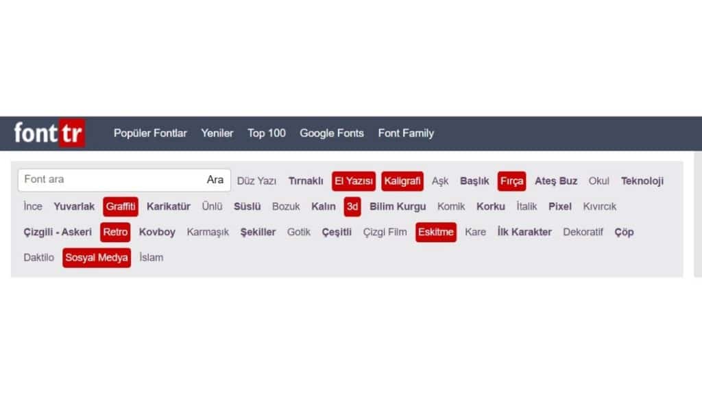 font indirme işlemini gerçekleştirelim.