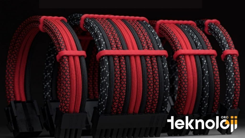 pc kasa modfikasyonu-sleeved kablo