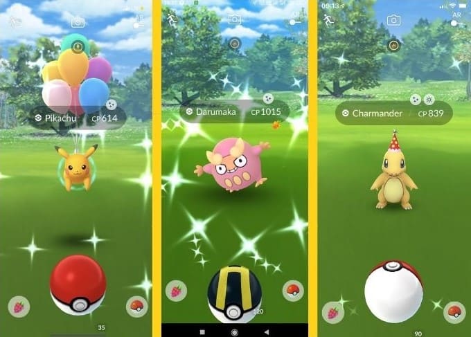 Pomemon GO pokemonlar