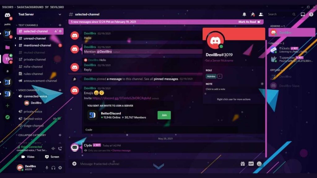 discord basic background