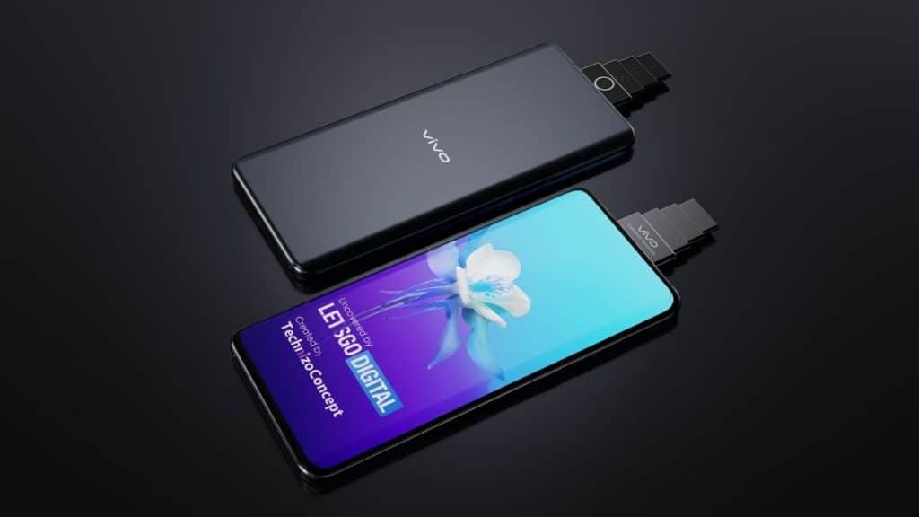 vivo çok katlı açılır telefon kamera özelliği