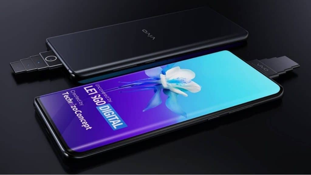 vivo çok katlı açılır telefon kamerası
