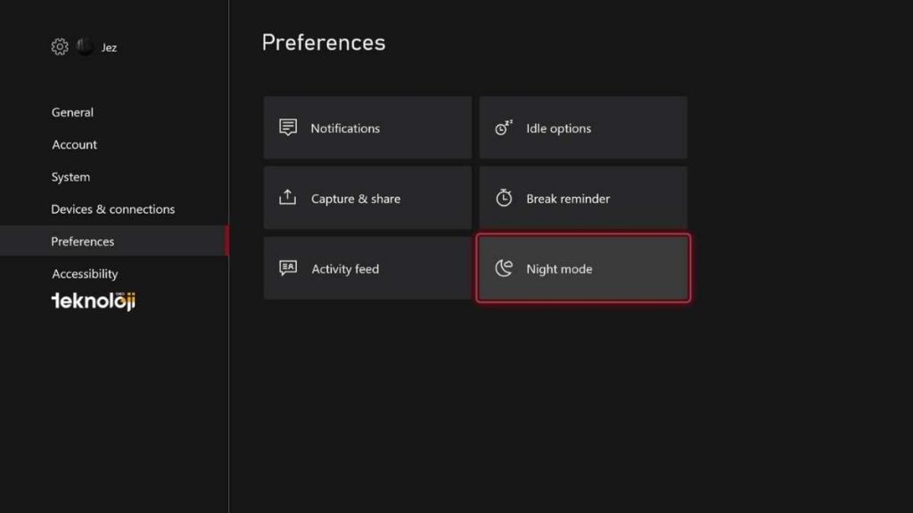 xbox-karanlik-mod-ana-menu