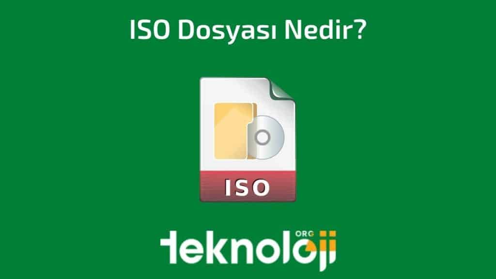 ISO Dosyası Nedir