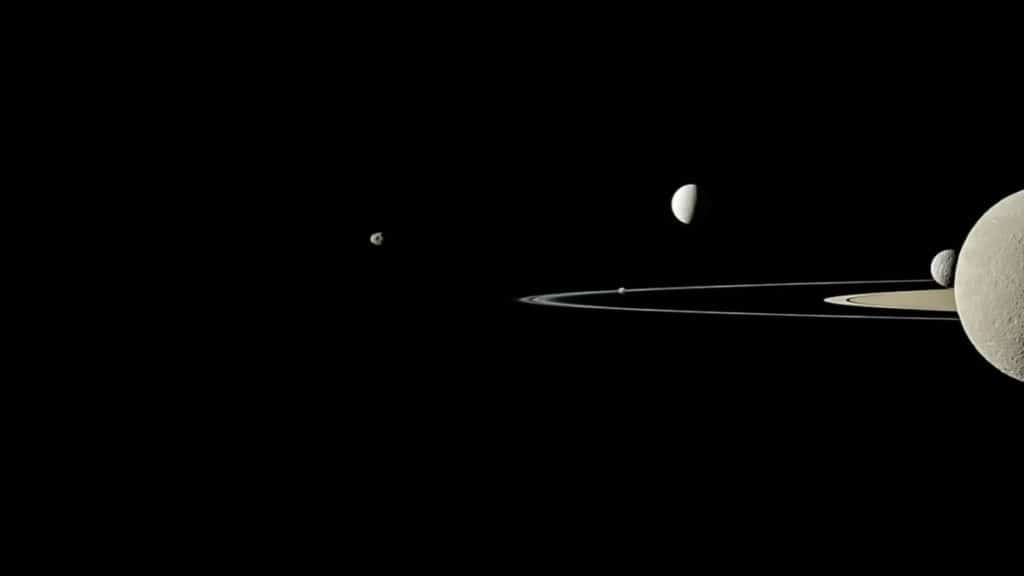 cassini-saturn-uydular Cassini uzay aracı