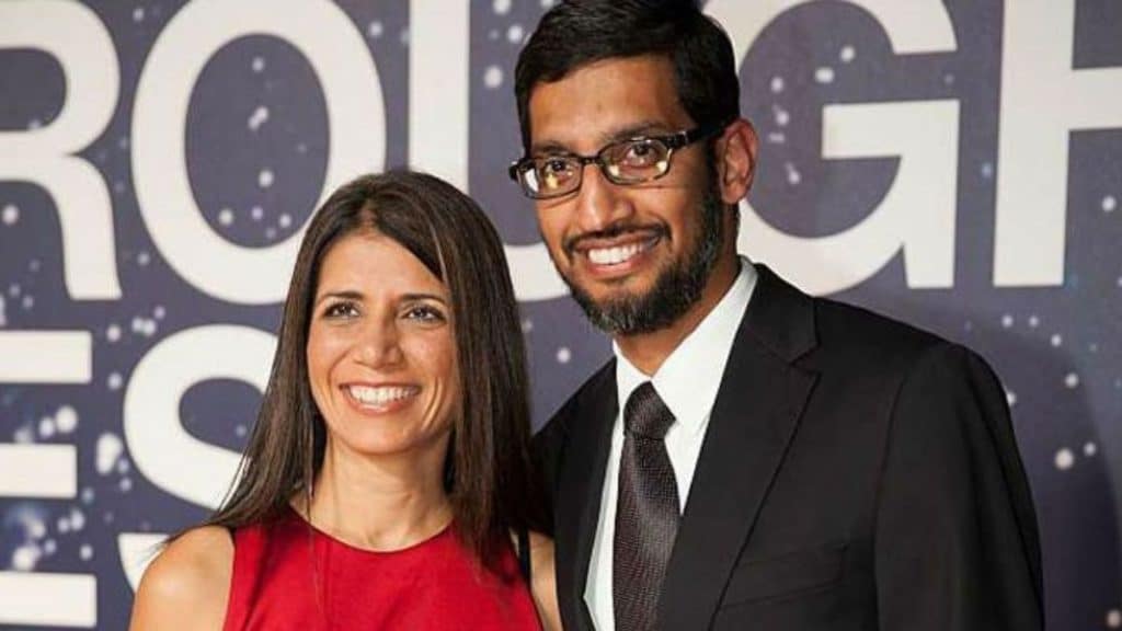 Anjali Pichai ve Sundar Pichai