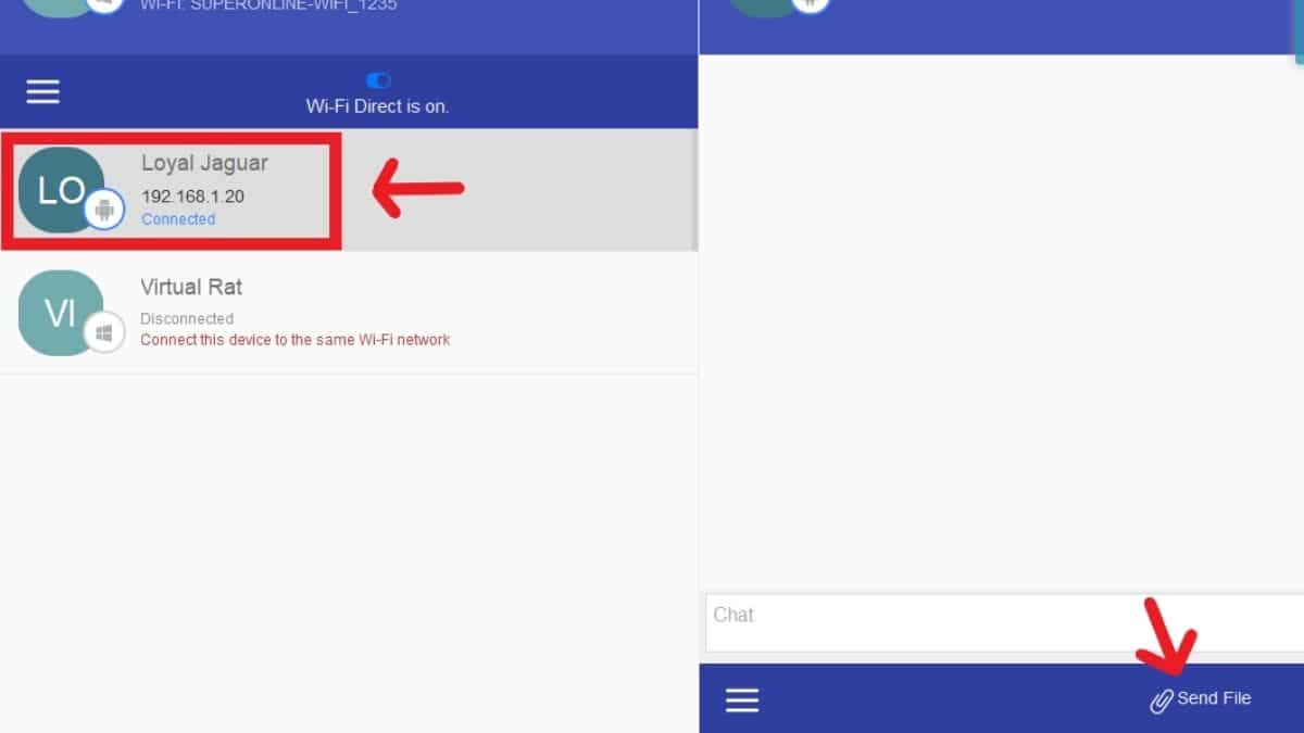 Feem Üzerinden Dosya Gönderme