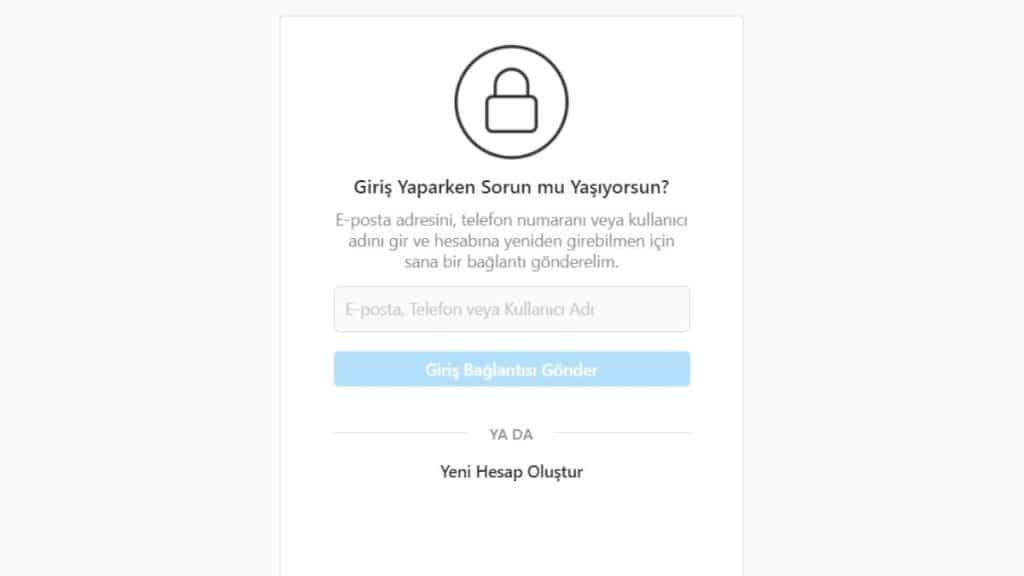 instagram-web-sifre-unuttum