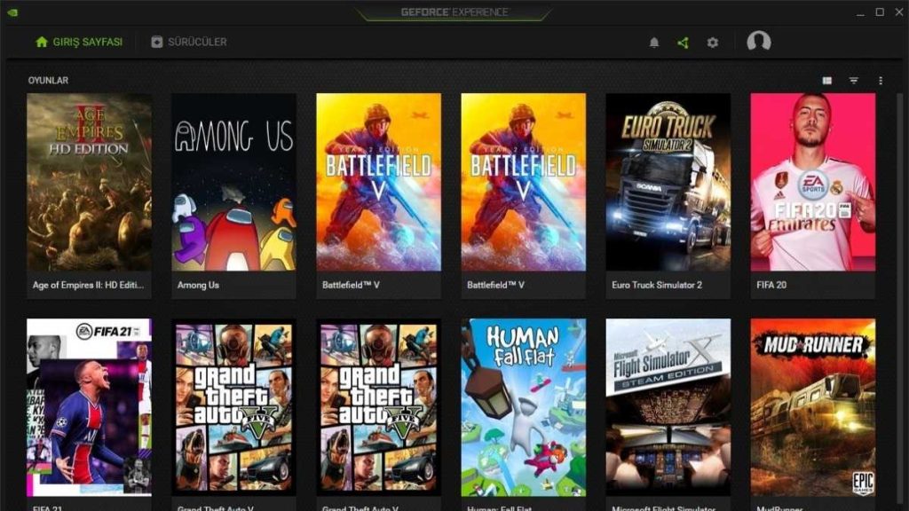 nvidia geforce experience optimizasyon