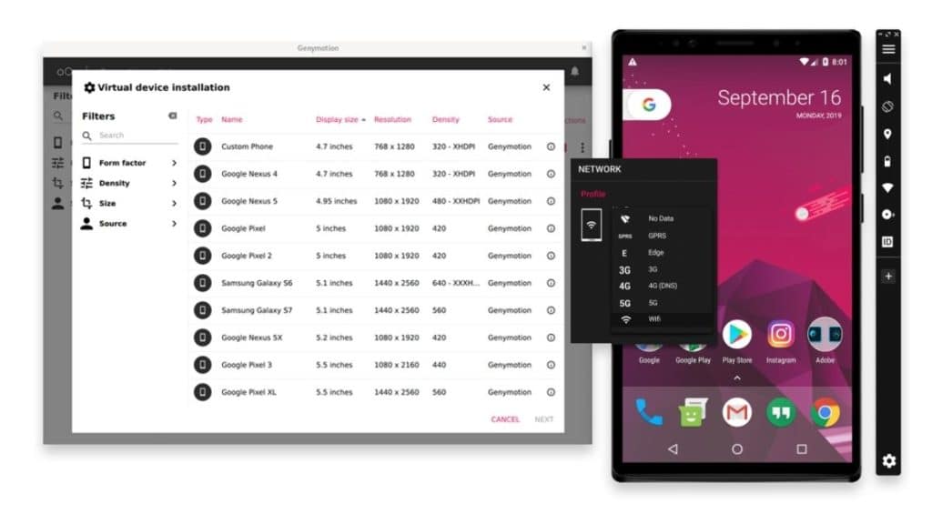 En iyi Android emülatör - GenyMotion