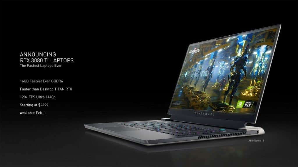 Laptoplara RTX 3070 Ti ve RTX 3080 Ti Desteği Geliyor!