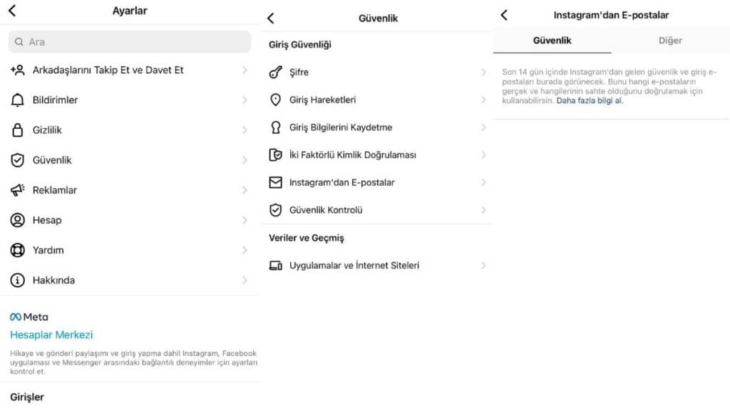 Instagram Hesap Güvenliği