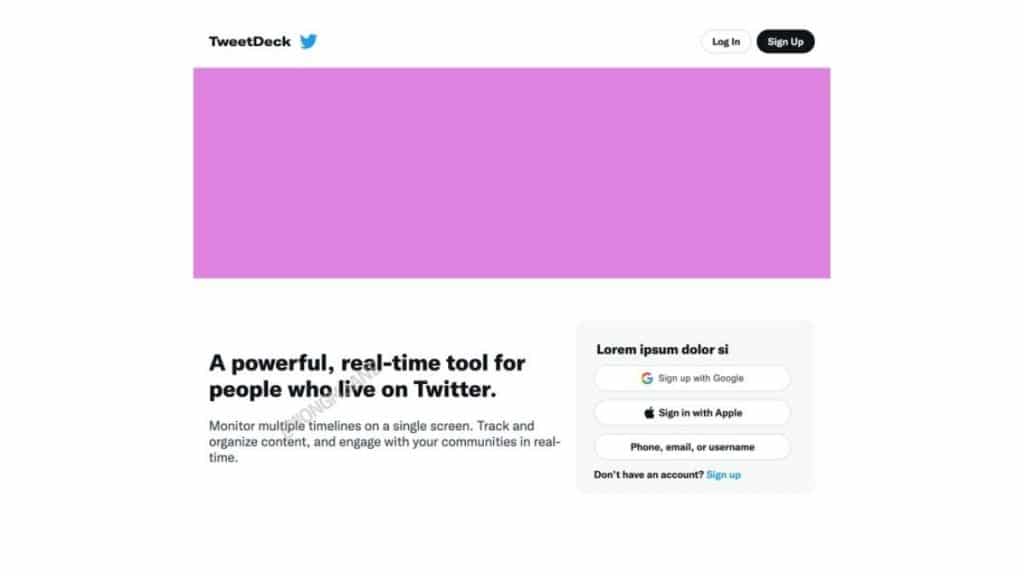 Twitter TweetDeck 