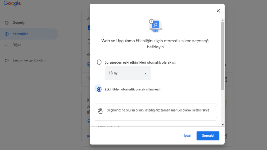 Bilgisayarlar Üzerinden Otomatik Olarak Arama Geçmişi Silme - 2