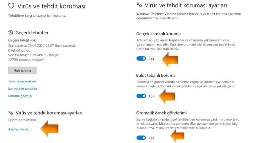 Windows Defender'ı Geçici Olarak Kapatma - 3