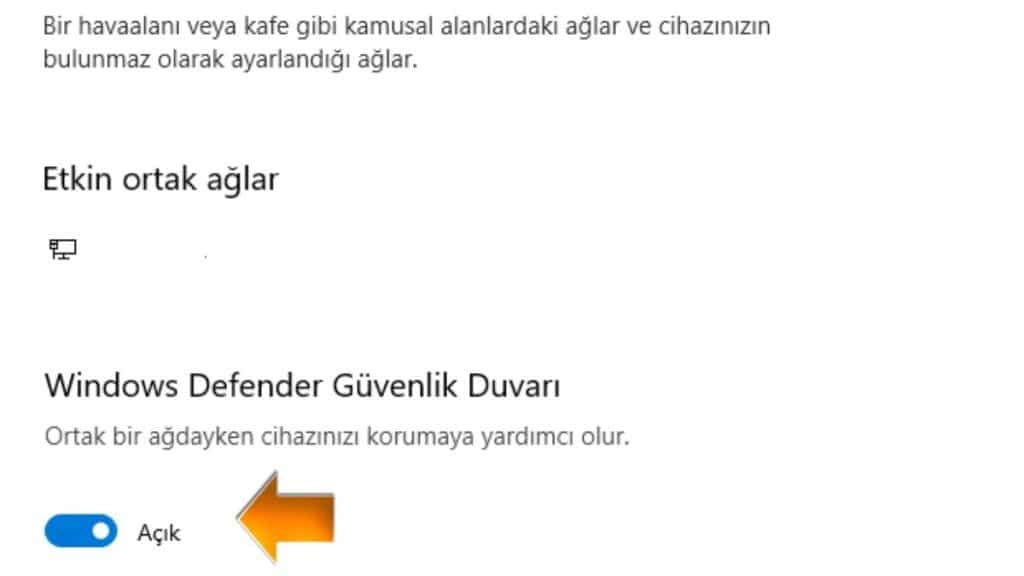 Windows Defender'ı Geçici Olarak Kapatma - 6