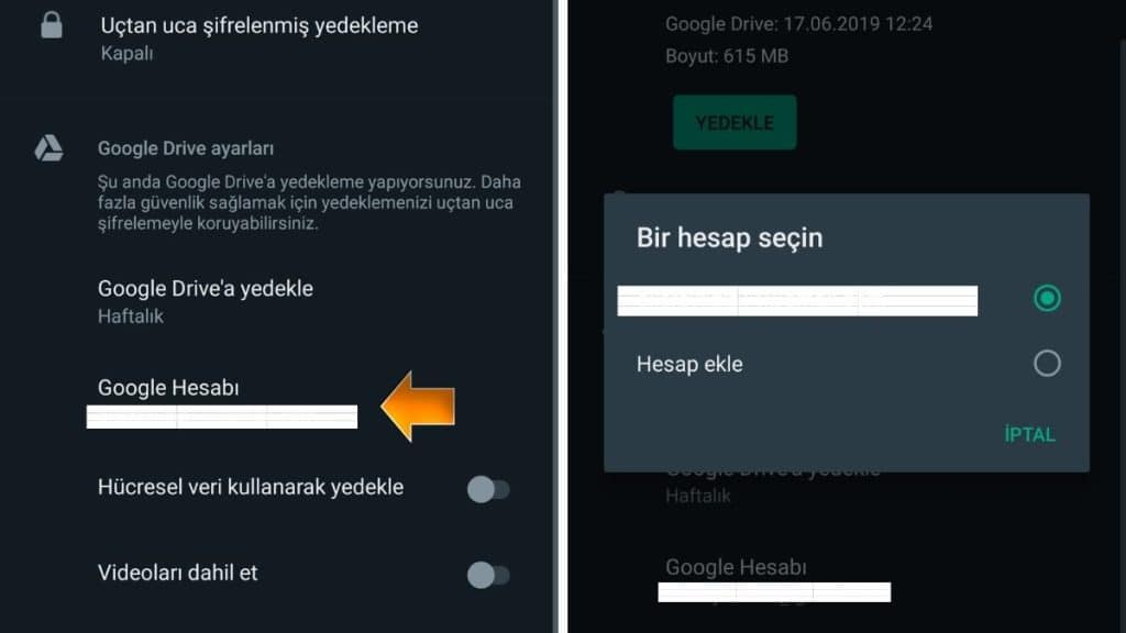 Android Telefonlarda WhatsApp Mesajlarını Yedekleme - 4