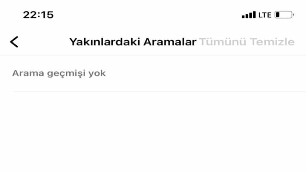 Mobil Cihazlar Üzerinden Instagram Arama Geçmişi Silme - 4